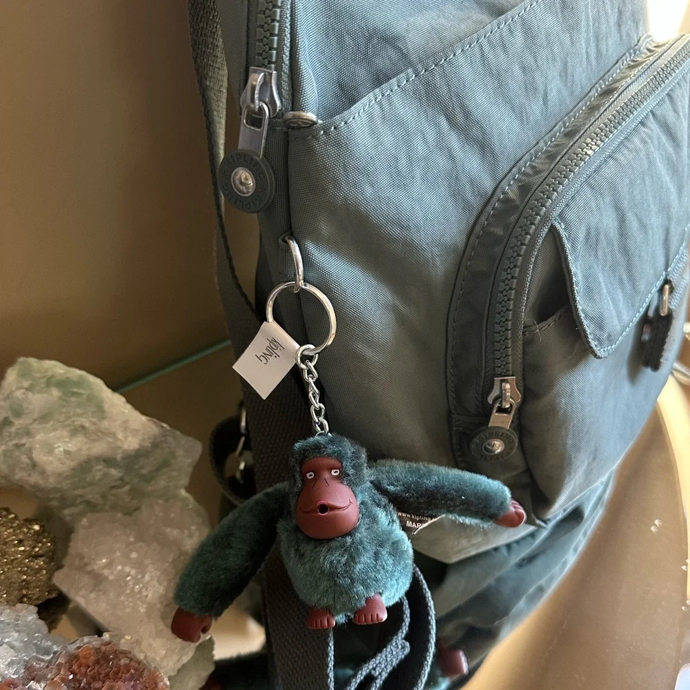 Kipling Queenie Backpack Medium Light Aloe Tonal